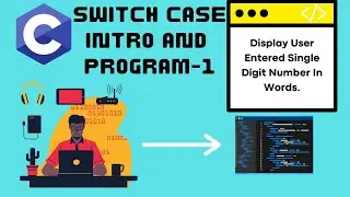 //C Program To Convert User Entered Single Digit Number In Words Using Switch Case.//