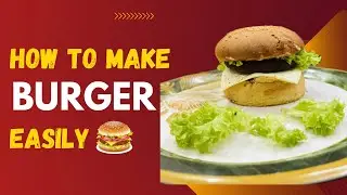 Kids can make BURGER easily at home||How to make BURGER easily at home by kids.  #youtubevideos