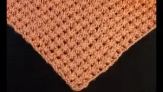 Triangular Scarf No.34 *Knitted simple pattern for a triangular scarf *