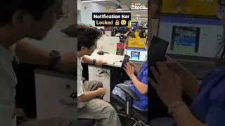 Notification Bar Locked 🔒🥹 