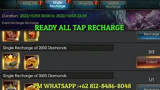READY RECHARGE ALL TAP !! LEGACY OF DISCORD