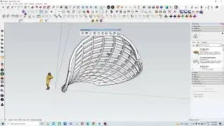sketchup plugin tutorial / extrusion tool / make profile with rail in munute