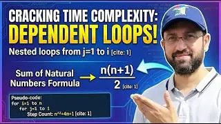 Time Complexity of Nested For Loops | Dependent Loops Explained