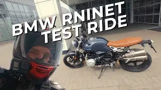 BMW RnineT Scrambler test ride. @EnginesView