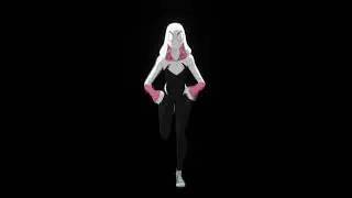 Toon Spider Gwen 🕸️🕷️ - Blender Eevee Animation 