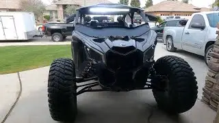 Can Am X3 Light Bar and 5150 Whips Rewire
