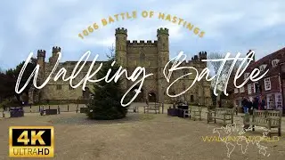 Walking Battle, East Sussex, England UHD 4K 60FPS | 1066 Battle of Hastings | December 2022