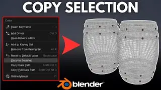 Copy Selection Across Objects in Blender!