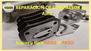 Reparacion compresor de aire, TRUCOS y TIP'S..... armado de flappers
