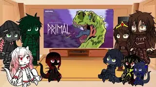 dinos primal infected sauropods react to gacha part 1