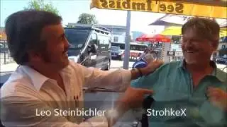StrohkeX der Provokateur und Leo Steinbichler der Argrarrebell
