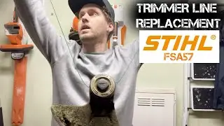 STIHL FSA57 - TRIMMER LINE REPLACEMENT