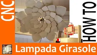 How to create a 3d wooden lamp - Sunflower lamp