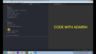 CSS Text Effect | Expand Letter on Hover | Pure HTML & CSS | Code With Adarsh | CSS Project