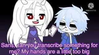 Sans and Toriel being silly 💀 (Requested Reupload) || Undertale Gacha Club