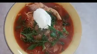 как приготовить домашний борщ