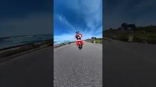 Santa's Speedy Sleigh Ride: Electric Unicycle Adventure on 17 Mile Drive, Carmel, CA #euc #Begode