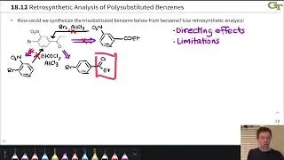 Retrosynthetic Analysis of a Trisubstituted Benzene