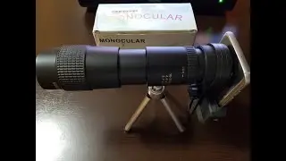 Telescopio monocular para móvil barato ⭐ Unboxing y review