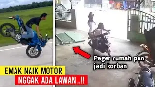 Emak-Emak Nggak Ada Lawan..!! Deretan Tingkah Kocak Pemotor Bikin Tepok Jidat