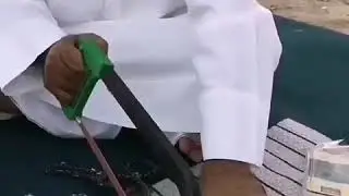 Свалил дерево цепью от велика