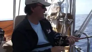 Peter Blunden catches a Mahi Mahi