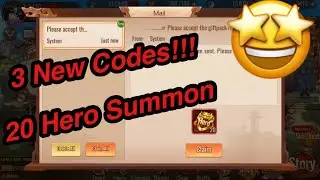 3 New GiftCodes Jan 26th - Dynasty Scroll