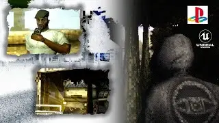 UE4 PS1 Style Game - Cutscene Test (Demo Intro)