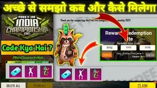 FFIC GRAND FINAL DAY REDEEM CODE IN FREE FIRE || TODAY REDEEM CODE || FFIC TODAY REDEEM CODE