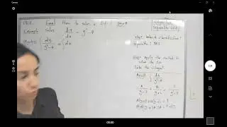 Separable ODE with Partial Fractions Example dy/dx= y^2 -4