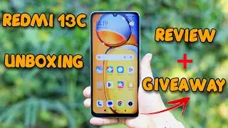 Redmi 13C UNBOXING & REVIEW + GIVEAWAY