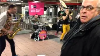 Lucky Chops Brass Band - NYC Subway