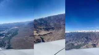 Landing in Leh, Ladakh