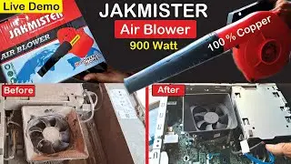Jakmister 900 W 100% Copper Air Blower Unboxing Review | Best Air Blower | Live Demo: Air Blower