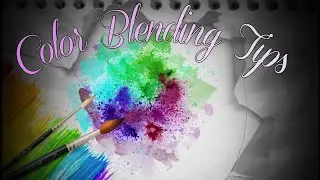QUICKEST BLENDING COLOURS SEAMLESSLY TUTORIAL | ON IBIS PAINTX Art Tips..