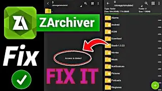 FIX: Access is denied in ZArchiver | How to Open/Access data & obb in Android 12| |Hindi Subtitles