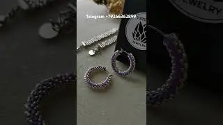 Хит сезона, браслет и серьги из японского бисера 😍