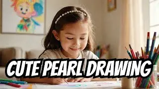 How to Draw Cute Pearl Easy || Easy Drawing & Colouring Pearl for Kids