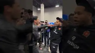 Ryan Garcia PUSHES Devin Haney #ryangarcia #devinhaney #boxing