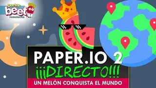 PAPER IO 2 Un melón conquista el mundo | WORLD MAP & instant win
