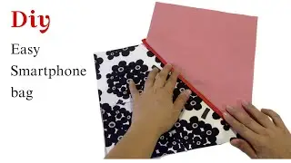 New idea making a smartphone bag | Easy sewing bag at home