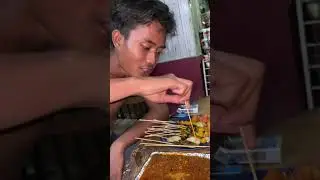 makan sate #shortsvideo #food #sate