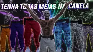 COMO PEGAR AS  MEIAS NA CANELAS BRANCA , COLORIDA, CAMUFLADA  EM TODAS PLATAFORMA NO GTA V ONLINE