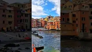 Италия🇮🇹 Генуя, знаменитый район Боккадассе  