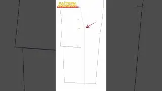 How to Create Jacket Front Facing from Front Body using PAD system [Digital Pattern Making] 