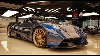 BUGATTI CHIRON, PAGANI HUAYRA - F1RST MOTORS DUBAI IN ACTION Supercars Hypercars Drive By