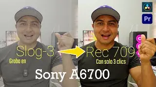 Cambia de SLOG-3 a Rec 709 cualquiera lo puede hacer con estos clics