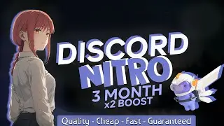 DISCORD 3 MONTH NITRO BUY (cheap,quality)