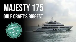 Majesty 175 | Superyacht Sea Trial | tour the biggest Gulf Craft yet at 56m