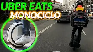 MONOCICLO ELÉTRICO FAZENDO ENTREGA UBER EATS E IFOOD -  MONOBOY DE SÃO PAULO